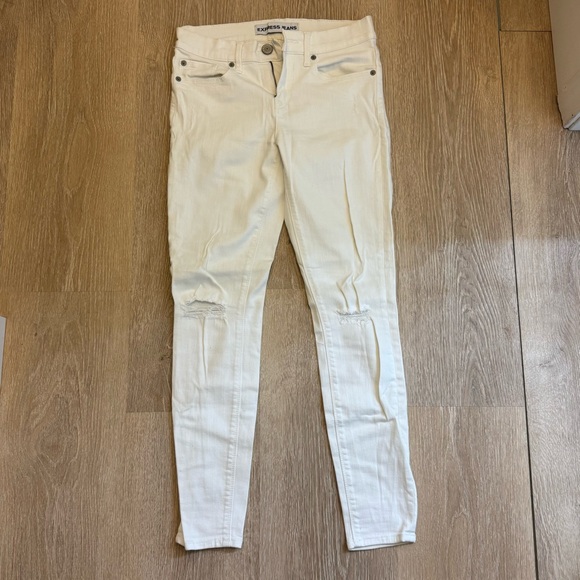 Express Denim - Express Ankle Legging Mia Mid Rise Jeans